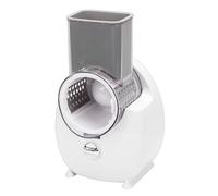 Fockety Râpe à Fromage électrique, Machine à Salade Rechargeable en Acier Inoxydable, Trancheuse Légère avec 4 Couteaux Remplaçables pour Légumes, Fruits, Carottes, Concombre