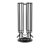 Fockety Support de Capsules de café, Support de Dosettes de café Rotatif à 360 °, de Dosettes de Pouvant Contenir 28 , Organisateur de Capsules de pour Station (BLACK)