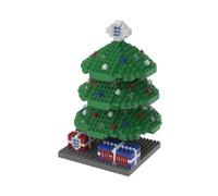 FOCO Calendrier de l'Avent sous licence officielle Angleterre BRXLZ Briques 3D Modèle Arbre de Noël