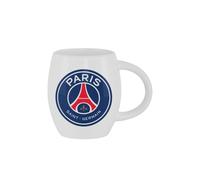 FOCO Grande tasse à thé et à café sous licence officielle Paris Saint-Germain FC Football Blanc