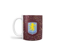 FOCO Mug sous licence officielle Aston Villa FC avec éclaboussures de peinture
