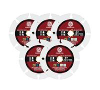 FOCSTOL Disque Carbure Bois - 5 pièces 75mm x 10mm Brasé Sous Vide Lame Scie pour Bois Caoutchouc Plastique