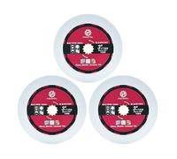 FOCSTOL Disque Diamant Verre 75mm - 3 pièces Double Face Coupe Meulage Lame Scie Diamant pour Verre Jade Cristal Vin pour Mini Meuleuse d'Angle avec 10mm Arbre