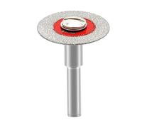 FOCSTOL Mini Disque Diamant pour Verre - 1 pièce 30mm Lame de Diamantée avec Tige Ronde 6mm pour Verre, Jade, Cristal, Bouteille, Carrelage, Céramique