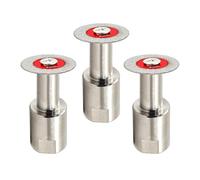 FOCSTOL Mini Disque Diamant pour Verre - 3 pièces 30mm Lame de Verre Diamantée avec Bride M14 pour Jade, Cristal, Bouteille, Carrelage, Céramique