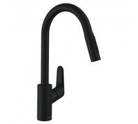 Focus M41 Mitigeur de cuisine 240 noir mat, avec douchette extractible 2 jets (31815670)
