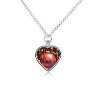 FodPand Collier funéraire en forme de boule de Noël pour animal domestique - Étanche - Bijou funéraire pour homme et femme - Pendentif réglable avec kit de remplissage - Cadeau souvenir pour la perte