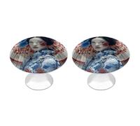 FodPand Lot de 2 boutons de placard de 2,8 cm à trou unique - Poignées décoratives pour commode, cuisine, salle de bain, armoire, meuble, porte de placard