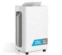Fogmiea Déshumidificateur électrique 25 l/jour, séchage à linge, réservoir | Pour chambre à coucher, salle de bain et cave ; jusqu'à 200 m³/50 m², compresseur intelligent, utilisation facile