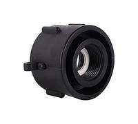 FOGWOWO Adaptateur IBC 60 mm Filetage Grossier à 1",Adaptateur Robinet Tuyau Arrosage,Raccord Cuve 1000 litres,pour Vanne Cuve 1000l,Reservoir eau de Pluie,Conteneur