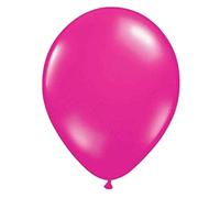Folat 08418 Lot de 10 ballons magenta métallisés 30 cm Rose