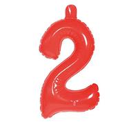 Folat 20224 Chiffre Gonflable 2 Rouge