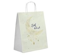 Folat 24897 Decoration Eid Mubarak Sacs cadeaux 'Eid Mubarak' - 20 x 10 x 27 cm - 6 pièces - Décoration Ramadan Aid Moubarak