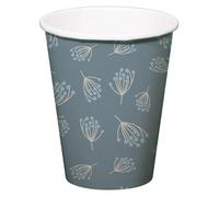 Folat 24980 Decoration Baby Shower Garcon - Gobelets - Blooming Baby Boy - 250 ml - 8 pièces - pour Révélation de Genre Decoration
