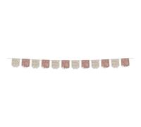 Folat 25000 Decoration Baby Shower Fille - Bannière de Drapeaux - Blooming Baby Girl - 6 mètre - pour Révélation de Genre Decoration