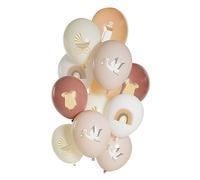 Folat 25157 Ballons en Latex Premium Ensemble - Sweet Baby 33cm - 12 pièces - Pour Anniversaire, Fête prénatale, Naissance, Pastel