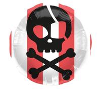 Folat 27475 Décoration pirate anniversaire enfant - Ballon Aluminium - Pirate Party - 45 cm - Ballons à l'hélium pour fête de pirate fille garçon
