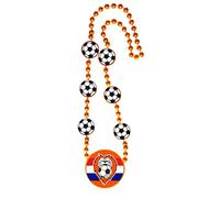 Folat 30869 Coiffe amérindienne orange avec plumes rouge-blanc-bleu, multicolores