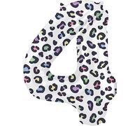 Folat 63914 Ballon Aluminium Numéro Chiffre 4 Bright Panther 86 cm-héliumballon pour Date, Anniversaire, Décoration, Coloré