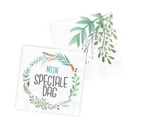 Folat 66955 Serviettes 'Mijn Speciale Dag' 33x33cm - 20 pièces