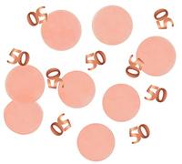 Folat 67350 Confettis Elegant Lush Blush 50 Ans - 25 grammes