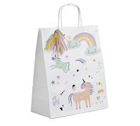 Folat 68315 Sacs de Distribution Unicorns & Rainbows-6 pièces, Multicolore