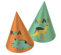 Folat 68328 Chapeaux de fête Papier Dino Roars - 6 pièces