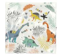 Folat 68350 Serviettes Dino Roars 33x33cm - 20 pièces