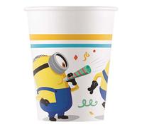 Folat 93512P Gobelets Papier FSC Minions 200ml - 8 pièces