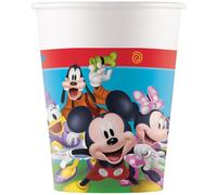 Folat 93823P Gobelets Papier FSC Mickey Mouse 200ml - 8 pièces