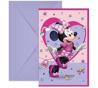Folat 93942P Invitations FSC Minnie Mouse - 6 pièces