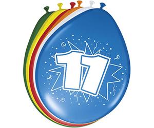 Folat Ballons 11 Ans 30cm - 8 pièces