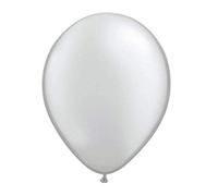 Folat Ballons Argentés Métalliques 30cm - 10 pièces, Argent
