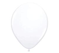 Folat- Ballons Blancs Métalliques 30cm-10 pièces, 08408, Lot de 10, Blanc