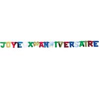 Folat Bannière de lettre 'Joyeux Anniversaire', 08551, Multicolore
