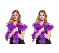 Folat Boa en Plumes Violet Lilas 180 cm, 62080, Costumes