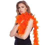 Folat Boa Plume Orange 180 cm, 62071, Costumes (Lot de 2)