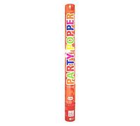 Folat - Canon à confettis XL - Rouge - 57 cm