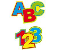 Folat- Confettis de Table XL Fête d’Enfants ABC, 61339, Multicolore