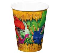 Folat Gobelets pour fête Motif Dinosaure, Lot de 6