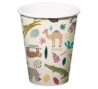Folat Gobelets Zoo Party 250ml-6 pièces, 68345, Multicolore