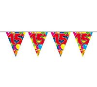 Folat - Guirlande Ballons 15 Ans - 10 mètres