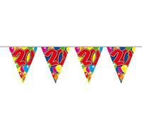Folat - Guirlande Ballons 20 Ans - 10 mètres