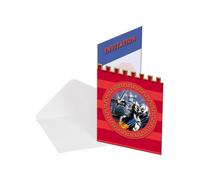 Folat - Invitations Silver Knight - 8 pièces