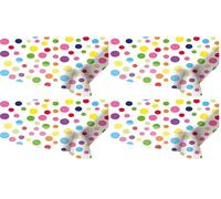 Folat Nappe Pointillés Happy Bday - 130x180cm (Lot de 4)