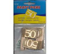 Folat 'Piques coiffées de Fête 50e Anniversaire Lot de 50