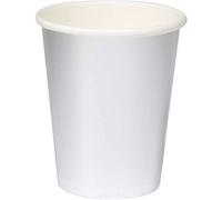 Folat Tasses Jetables Couleur Métallique Argent, 50691, Lot de 8 Tasses