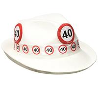 Folat Tribly Chapeau de fête - Panneau de signalisation, unisexe, adulte, taille unique
