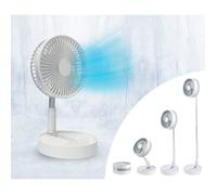 Fold & Cold - Mini ventilateur extensible avec batterie - Ventilateur USB puissant avec 10 h d'autonomie