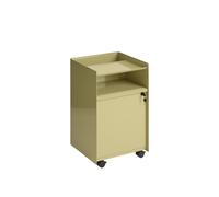 Muuto Folded Trolley desserte avec armoire Beige vert foncé